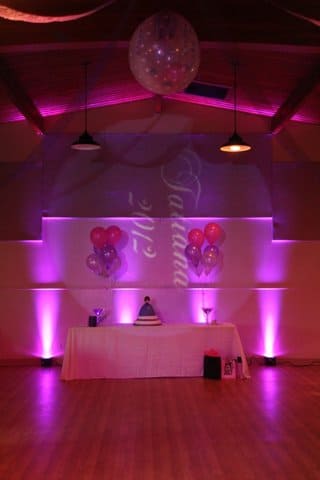 DJ lighting at a Calgary event